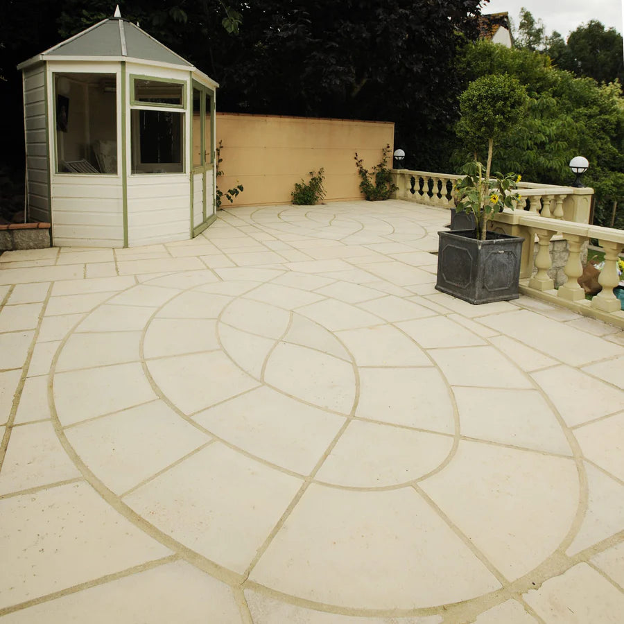 Bowland Baroque Oval Kit Limestone* (3200 x 2200mm)