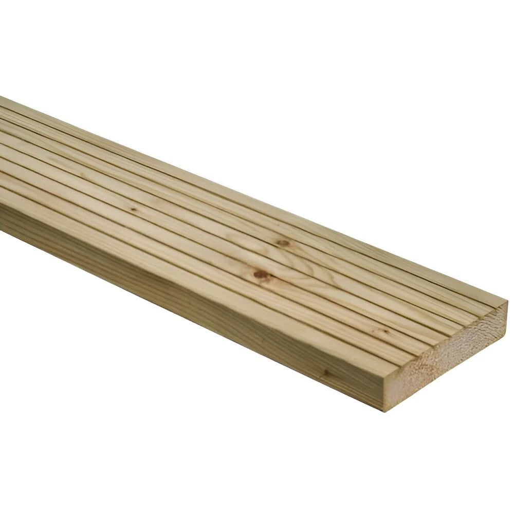 32x125 Treated Decking Board - 20 Pack