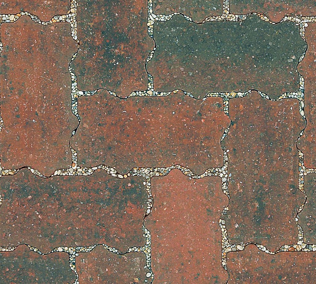 Omega Flow Permeable Driveway Block Paving - Brindle