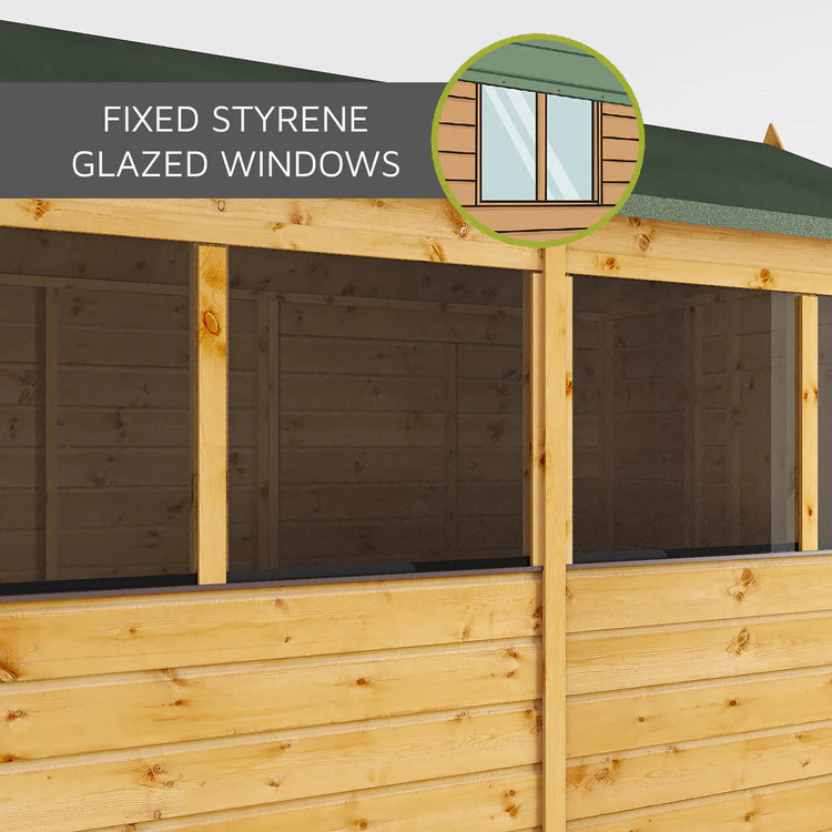 6 x 4 Shiplap Apex Wooden Shed
