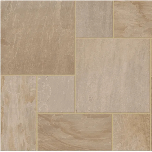 Eden Sandstone Porcelain, Autumn Blend, 20mm Patio Packs
