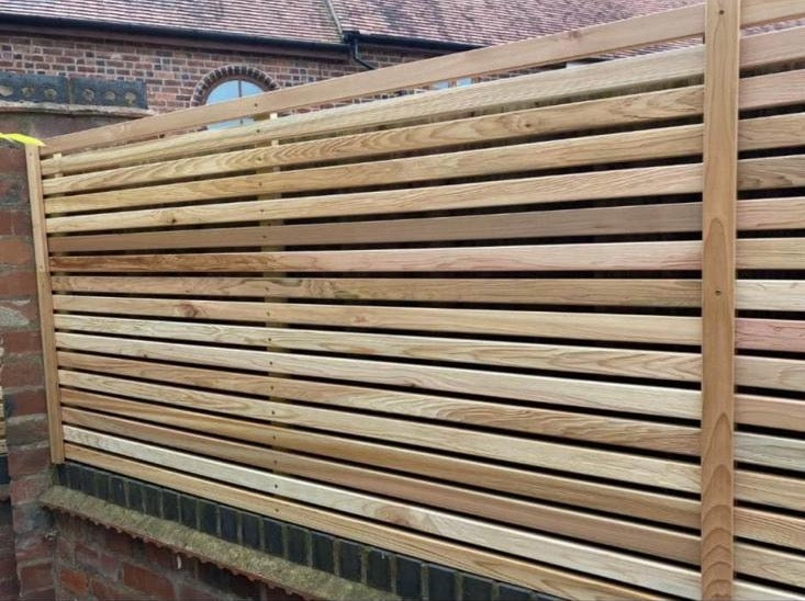 Western Red cedar Slates Fin Size 18x44mm, 6ft Lengths