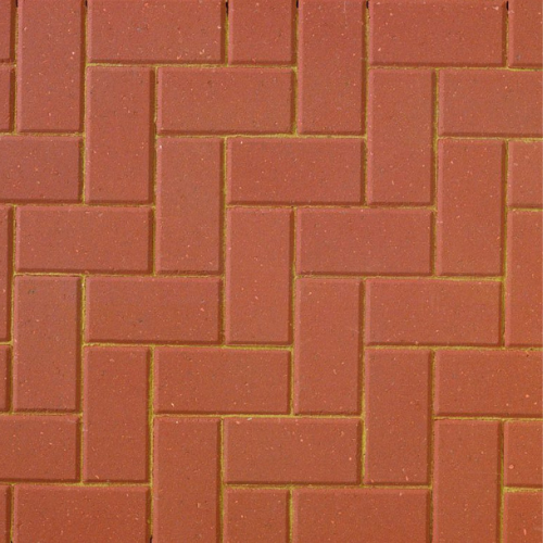 Brett Omega Driveway Block Paving - Red