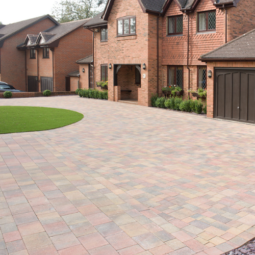 Brett Beta Block Paving Autumn Gold - 60mm Rectangular