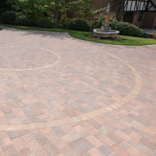 Brett Beta Block Paving Burnt Oak - 60mm Rectangular