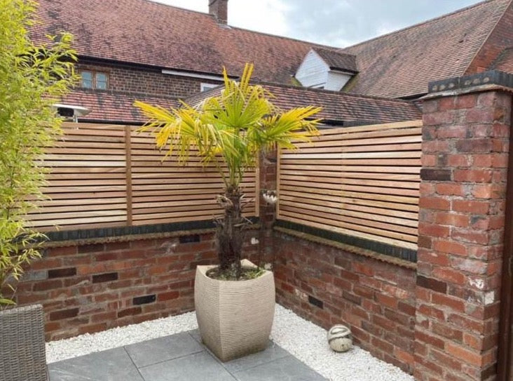 Western Red cedar Slates Fin Size 18x44mm, 6ft Lengths