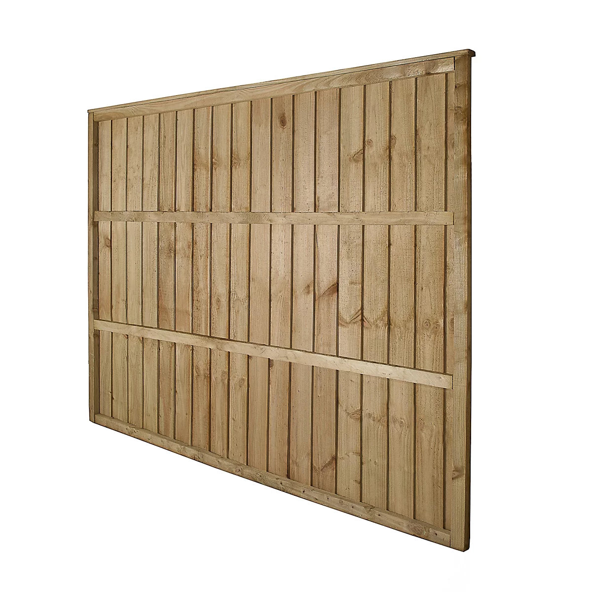 Featheredge Fence Panel Fully Framed