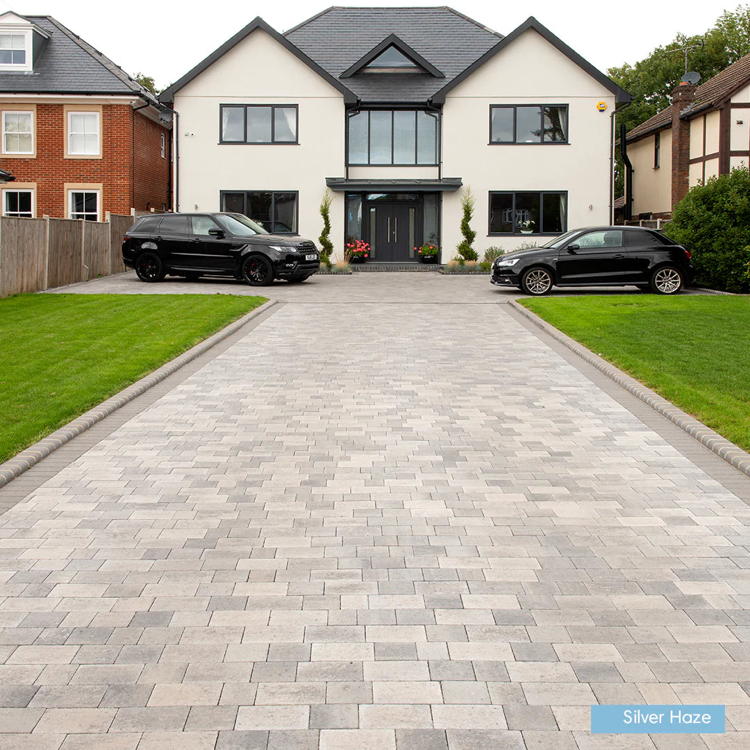 Brett Beta Block Paving Silver Haze - 60mm Rectangular
