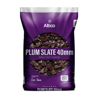 Plum Slate 40mm