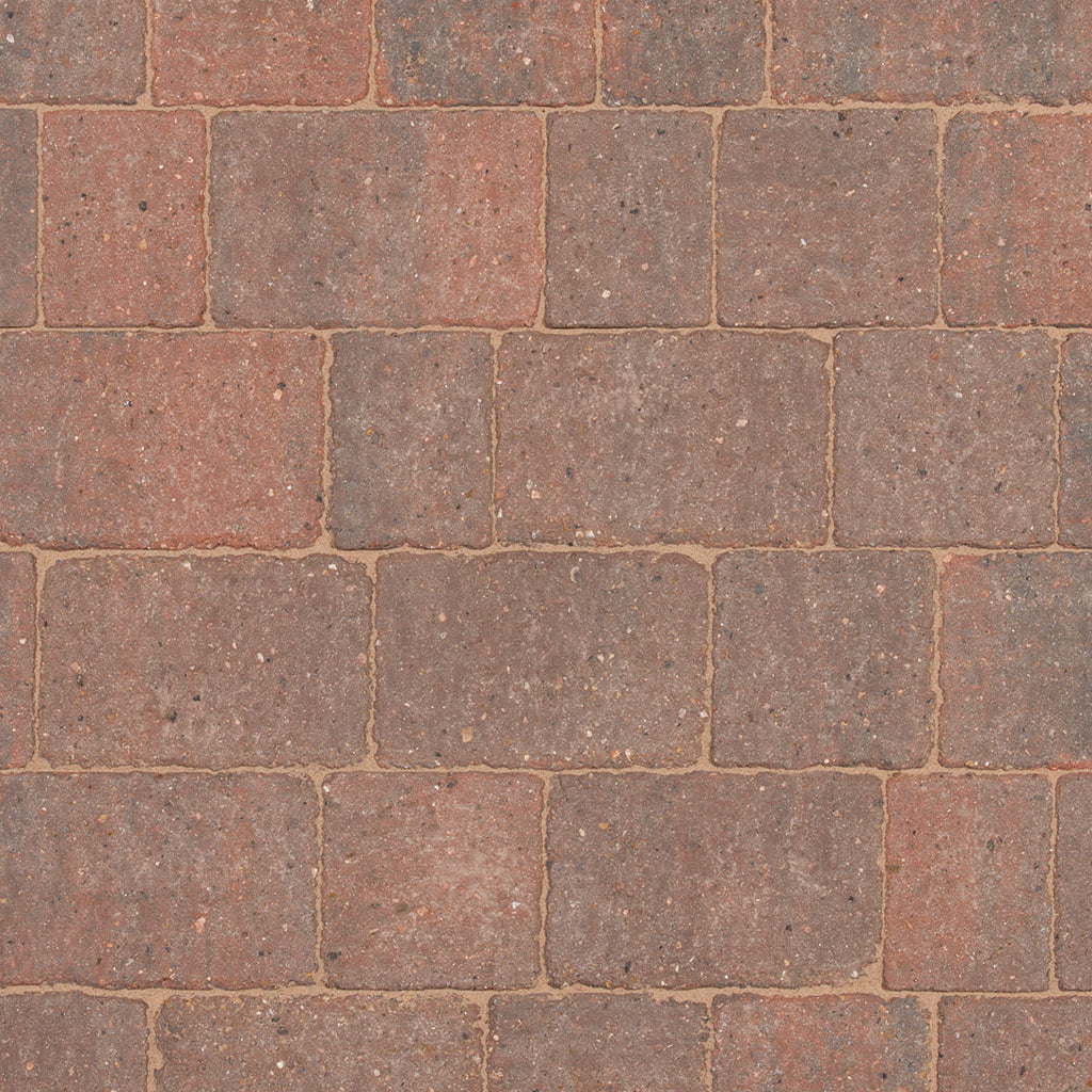 Alpha Trio Driveway Block Paving 50mm - Brindle