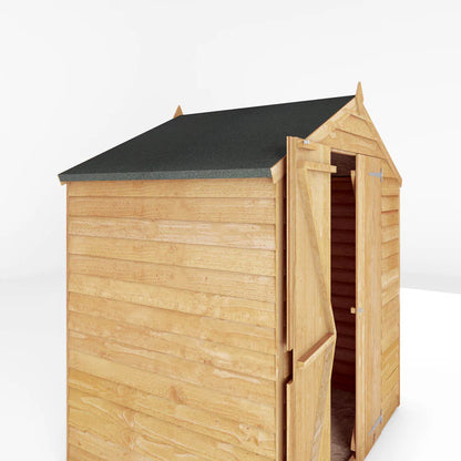 4 x 6 - Overlap Apex - Double Door - Windowless