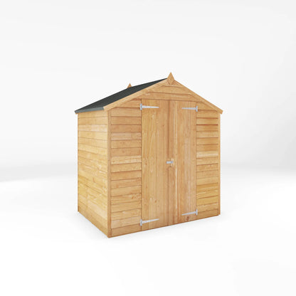 4 x 6 - Overlap Apex - Double Door - Windowless