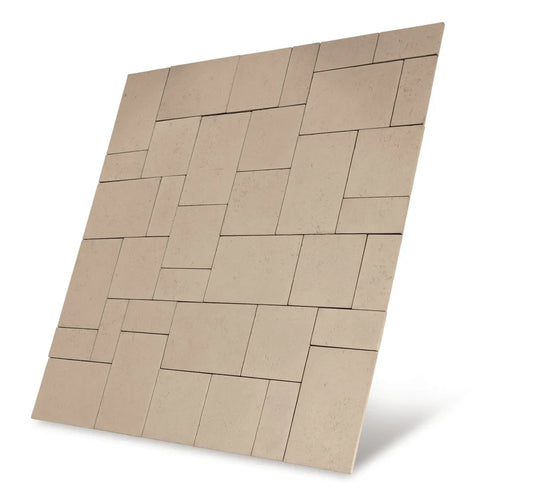 Bowland Baroque Paving Kit 5.76m2 Limestone (2400 x 2400mm)