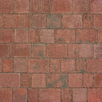 Alpha Flow Block Paving, Brindle 60mm Rectangular Squares