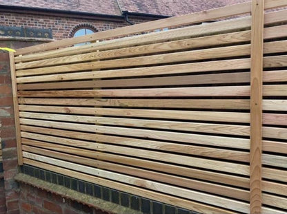 Western Red cedar Slates Fin Size 18x44mm, 6ft Lengths
