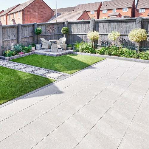 Chaucer Garden Paving - Charcoal