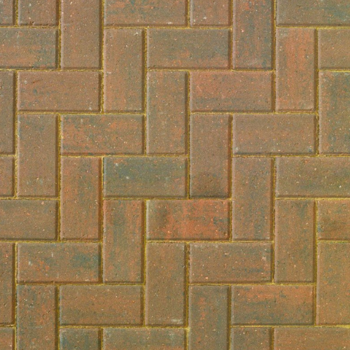 Brett Omega Driveway Block Paving - Burnt Oak