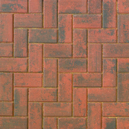 Brett Omega Driveway Block Paving - Brindle