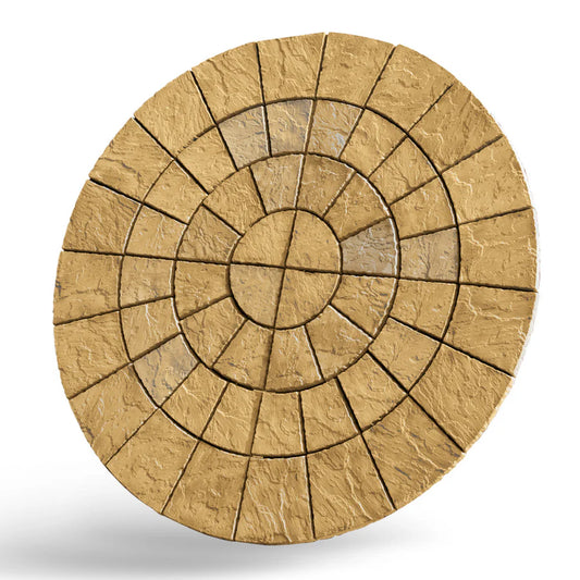 Cathedral Circle Paving Patio Kit - Barley