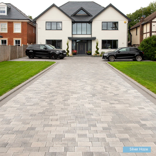 Brett Beta Block Paving Silver Haze - 60mm Rectangular